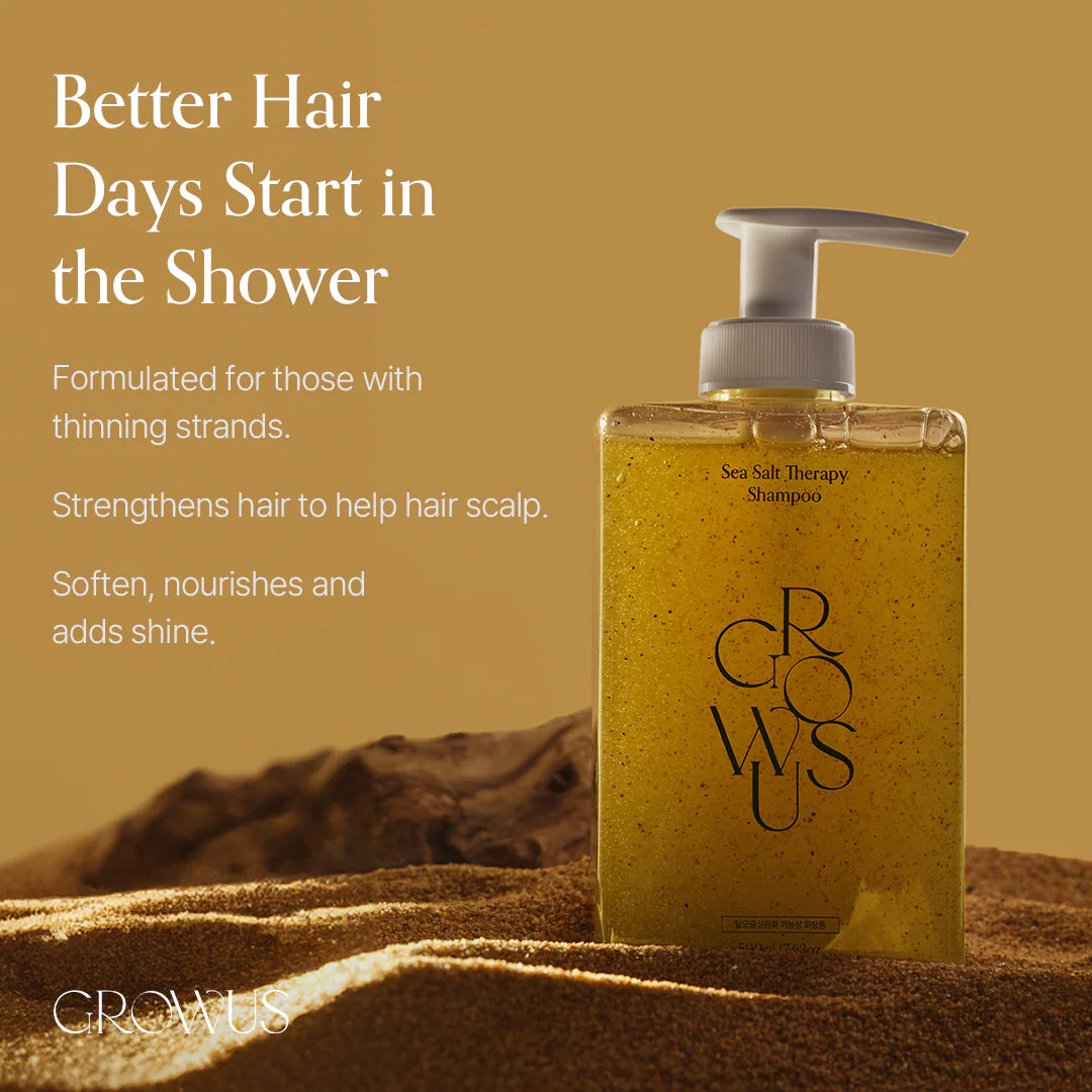 GROWUS Seasalt Therapy Shampoo 500ml / 16.91 fl.oz.