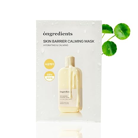 ONGREDIENTS Skin Barrier Calming Mask 12 Sheets