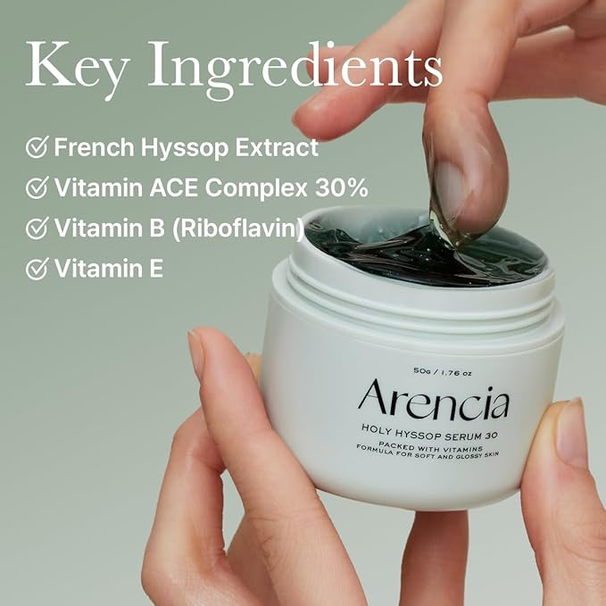 ARENCIA Hyssop Overnight Face Mask Serum 50ml 1.69 fl.oz