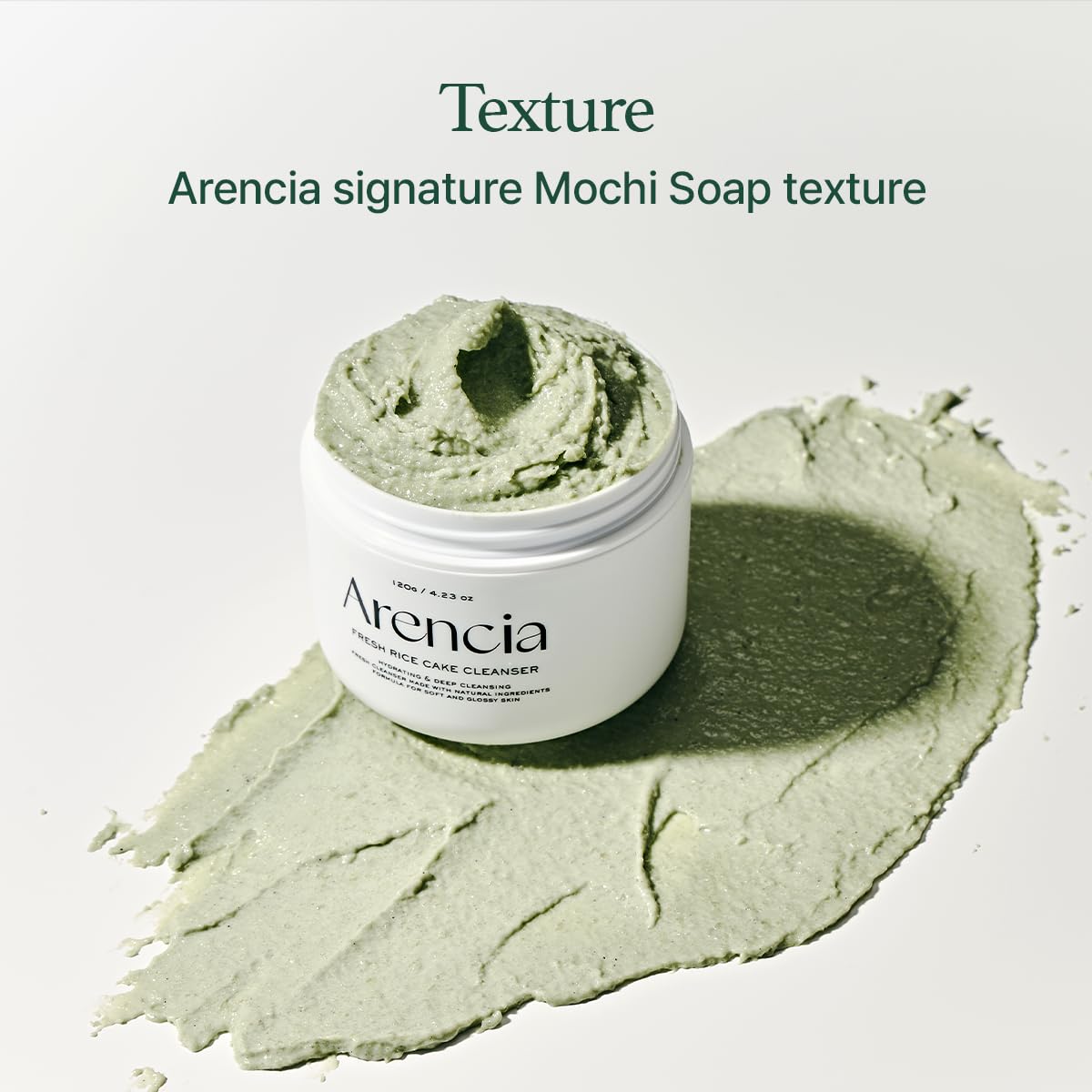 ARENCIA Rice Mochi Fresh Green Cleanser 120g
