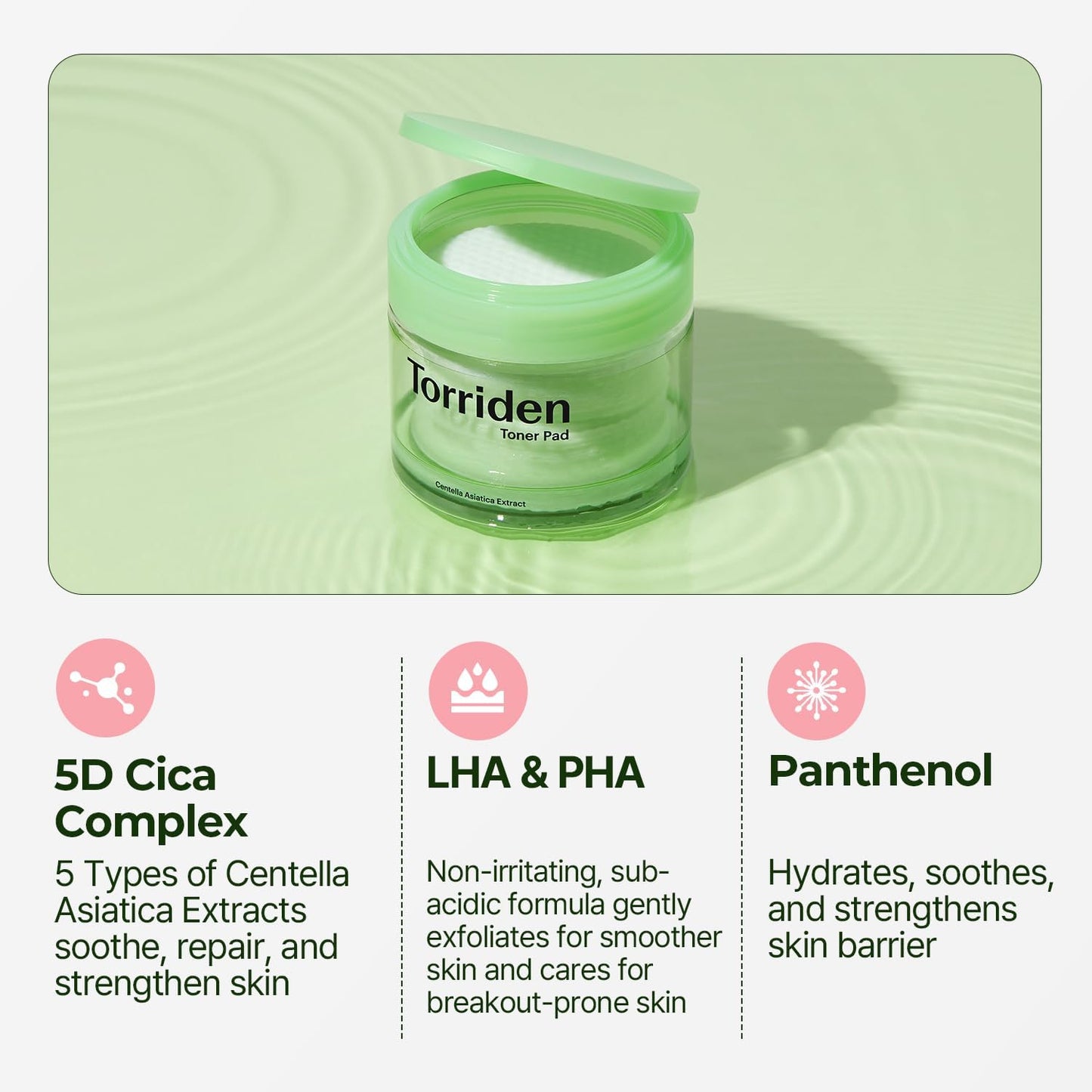 Torriden BALANCEFUL Cica Toner Pads 60 Pads