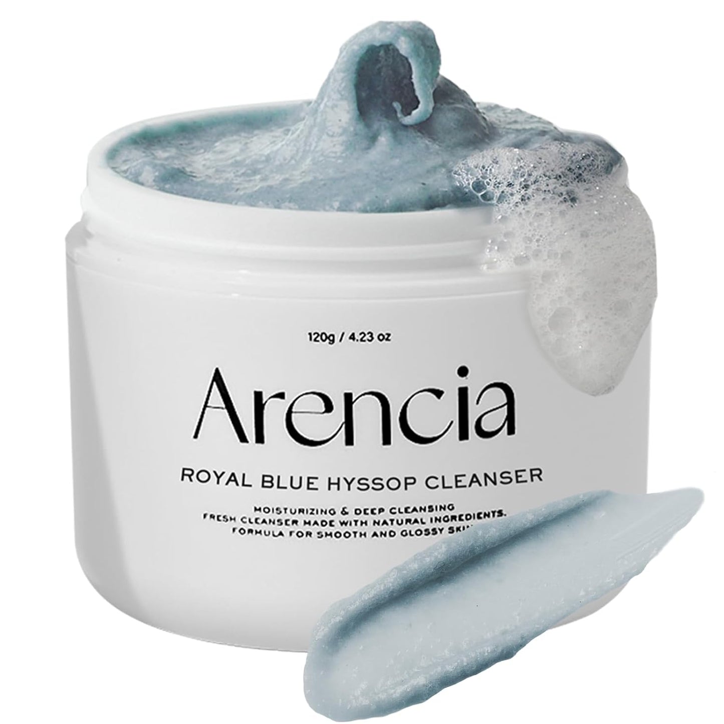 ARENCIA Hyssop Brightening & Deep-Cleansing Face Scrub & Exfoliator 120g 4.23oz
