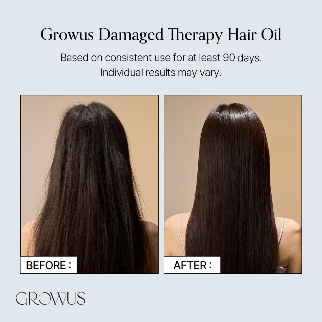 GROWUS Damage Therapy Hair Oil 65ml 2.19 fl.oz.