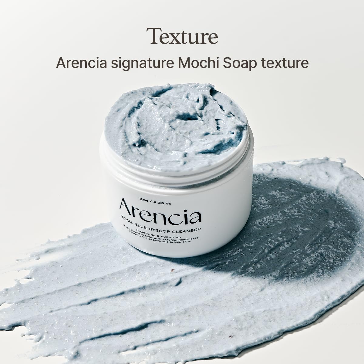 ARENCIA Hyssop Brightening & Deep-Cleansing Face Scrub & Exfoliator 120g 4.23oz