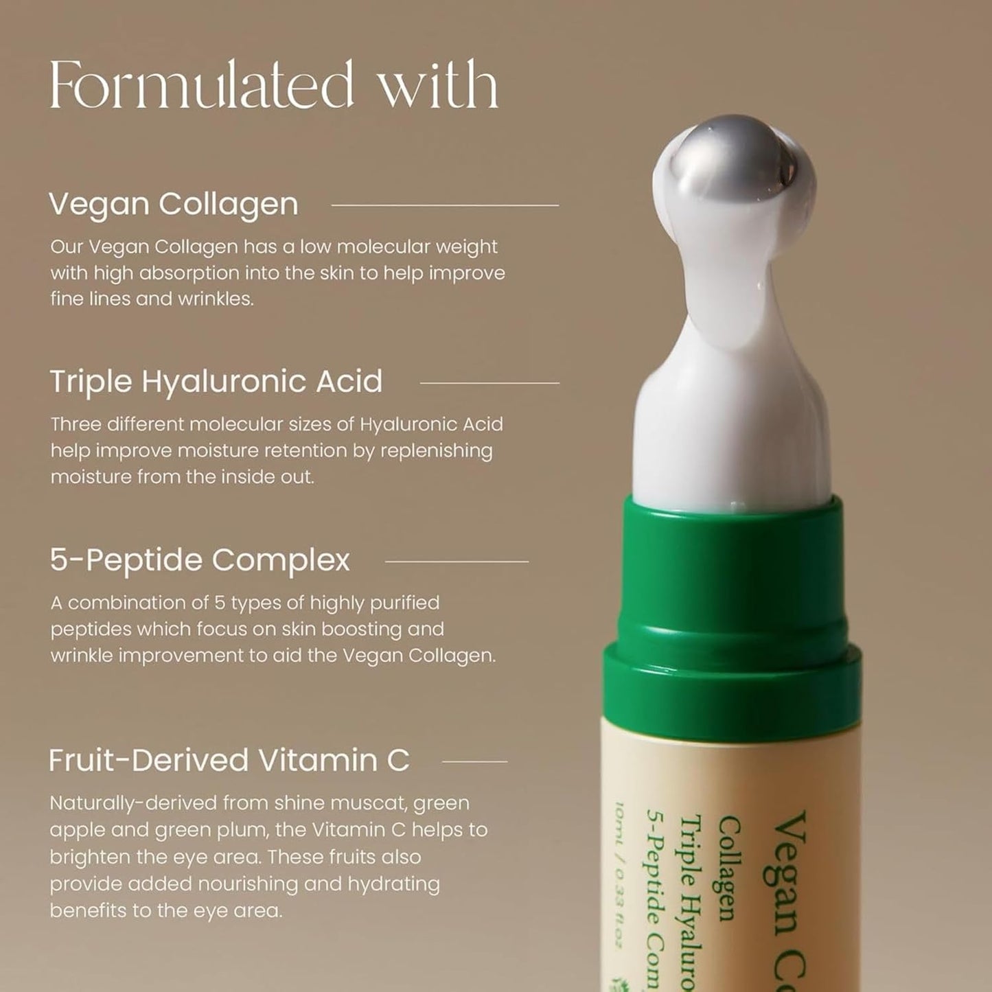 AXIS-Y Vegan Collagen Eye Serum 10ml 0.33 fl. oz.