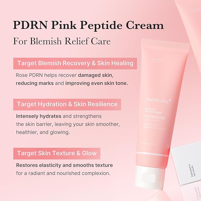 MEDICUBE Vegan PDRN Pink Hyaluronic Moisturizing Cream 50ml / 1.69 fl.oz.