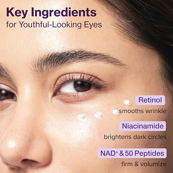 NUMBUZIN No.9 NAD+ Retinol Volumetox Eye Cream 0.33 fl. oz.10ml