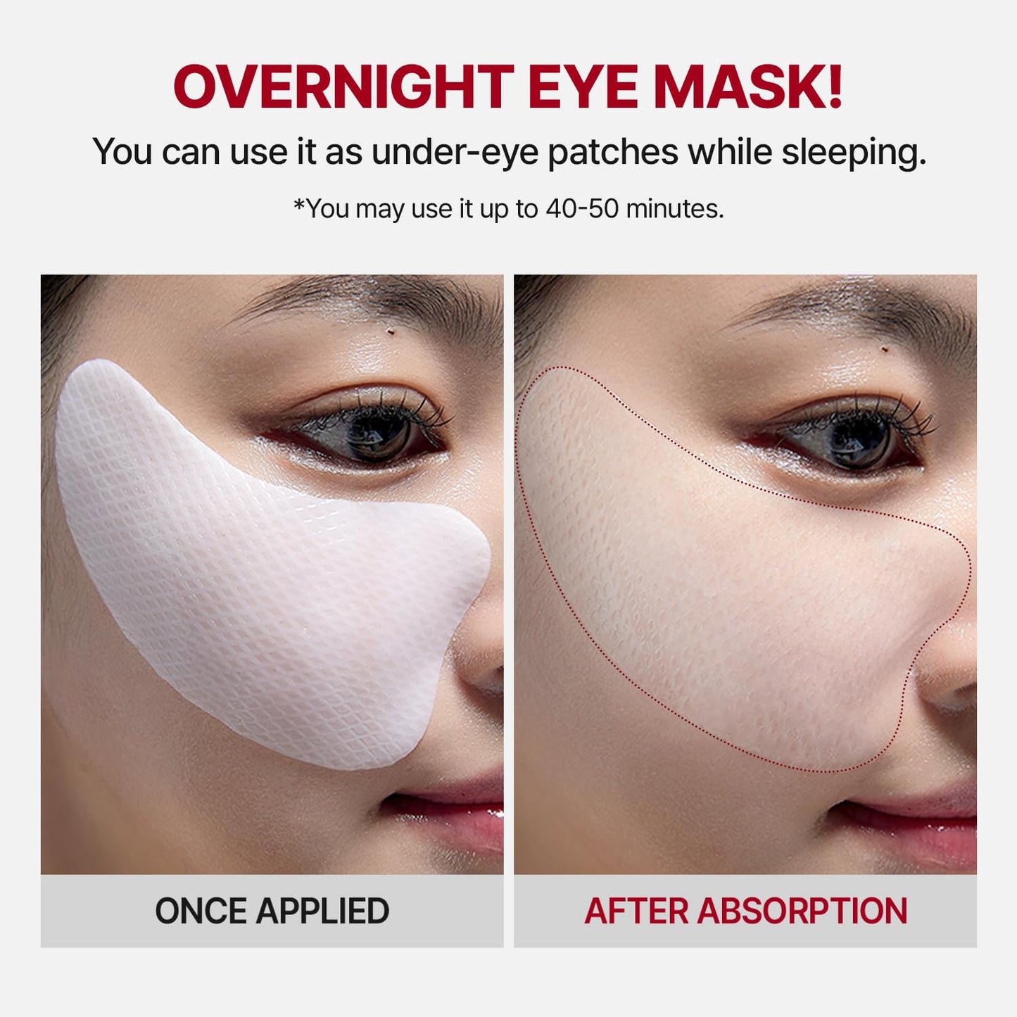 MEDITHERAPY Mega Under Eye Masks Wrinkle-Fit Tangle Eye Patch 4 Pairs