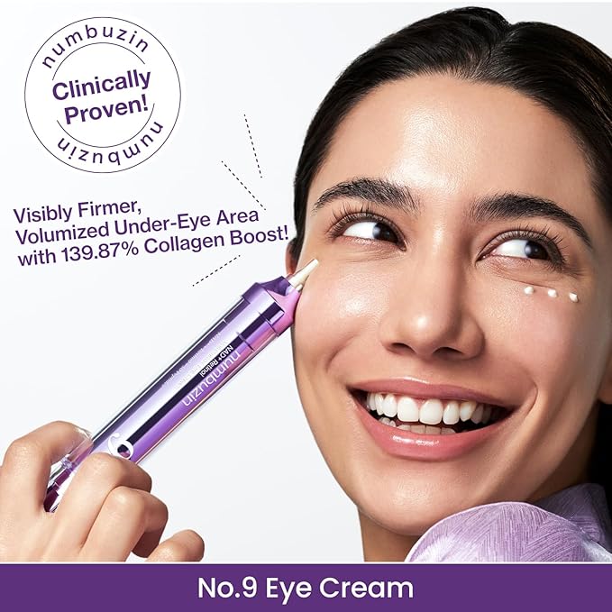 NUMBUZIN No.9 NAD+ Retinol Volumetox Eye Cream 0.33 fl. oz.10ml
