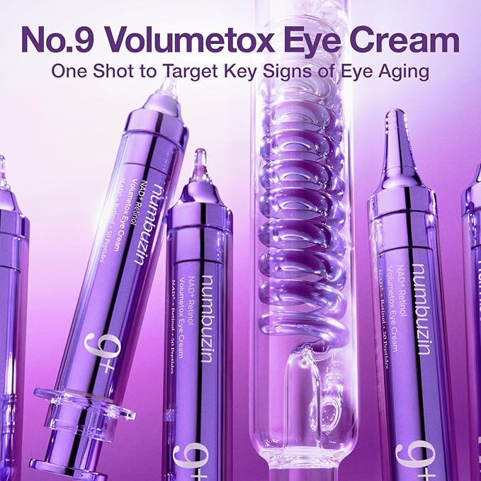 NUMBUZIN No.9 NAD+ Retinol Volumetox Eye Cream 0.33 fl. oz.10ml
