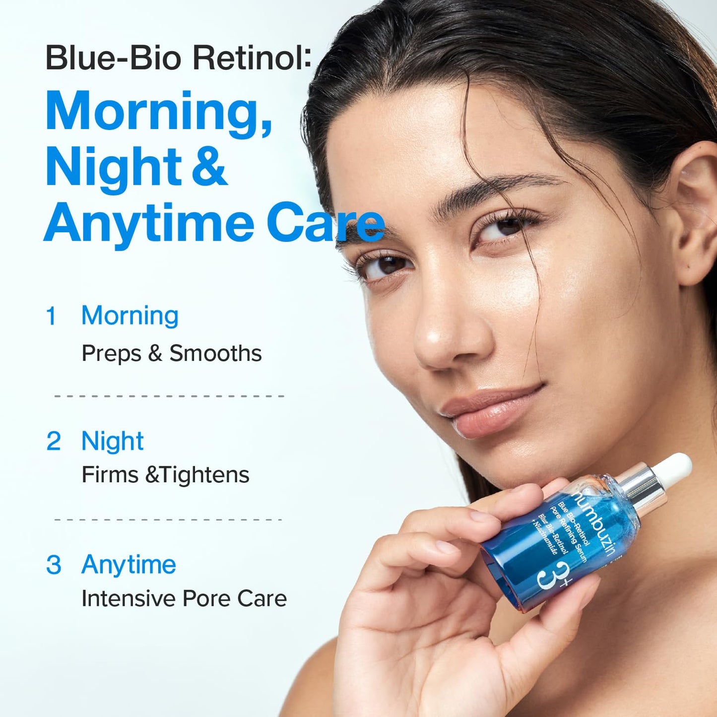 NUMBUZIN No.3 retinol Serum Blue Bio-Retinol Pore Refining Serum 30ml 1.01 fl.0z