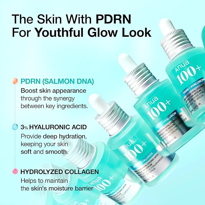 ANUA PDRN Hyaluronic Acid Capsule 100 Serum 30ml / 1.01 fl. oz