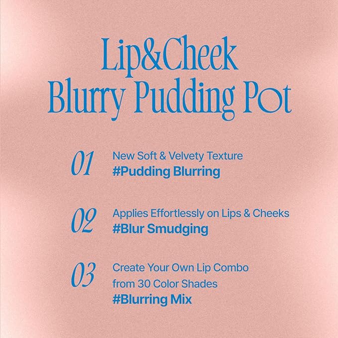 FWEE Lip&Cheek Blurry Pudding Pot 5g