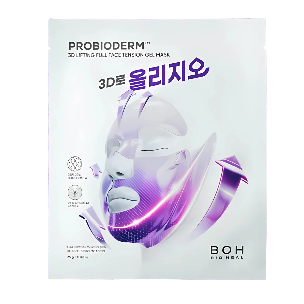 BOH PROBIODERM 3D LIFTING GEL MASK プランエス BIOHEAL BOH [Oligio Edition] Probioderm 3D Lifting Full Face