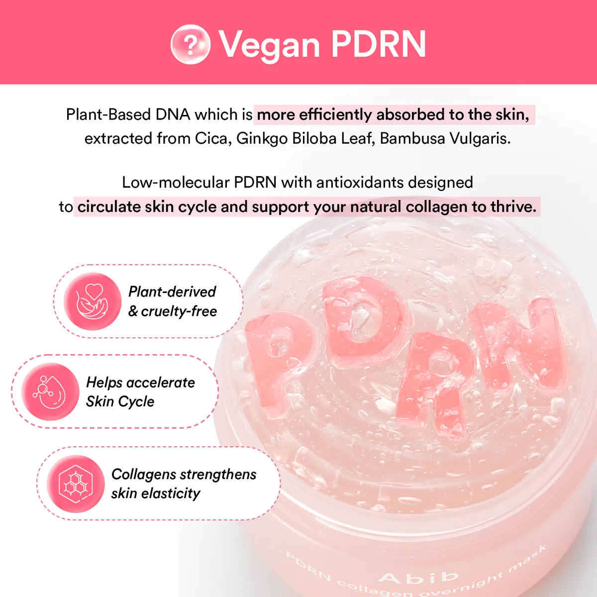 ABIB PDRN Collagen Overnight Mask Firming Jelly Sleeping Mask 80ml