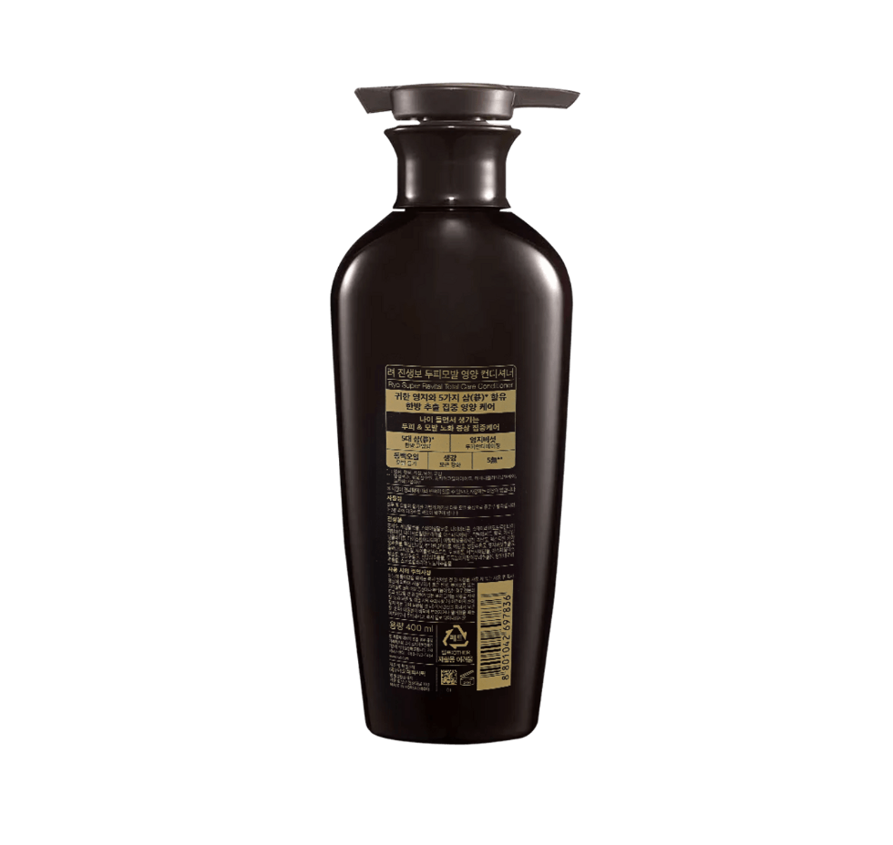 RYO Anti-Hair Loss Super Revital Total Care Conditioner with Ginseng Extract for Normal & Dry Hair 400ml