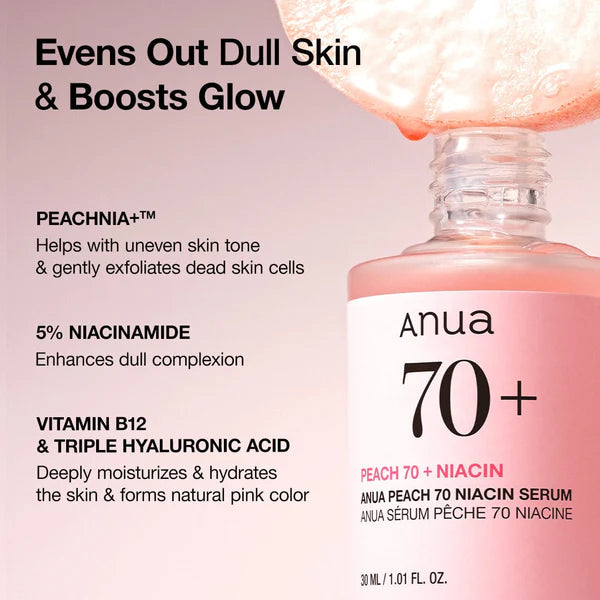 ANUA Peach 70 Niacin Serum 30ml