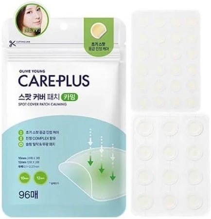 CAREPLUS Spot Cover Patch Calming with Tea Tree and Cica 96 Counts