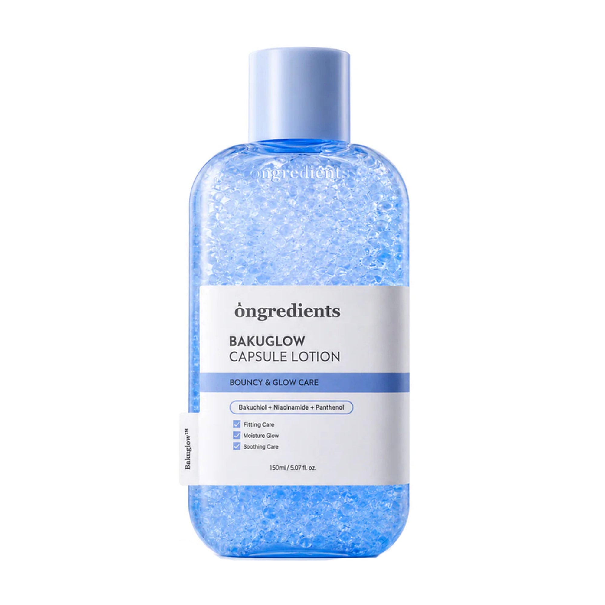 ONGREDIENTS Bakuglow Capsule Lotion 150ml 5.07 fl. oz