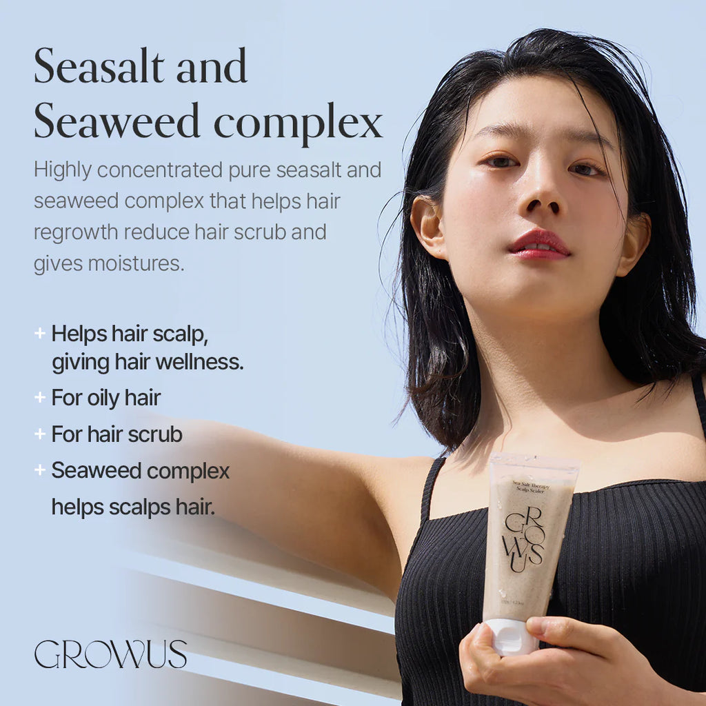 GROWUS Sea Salt Therapy Scalp Scaler 120g