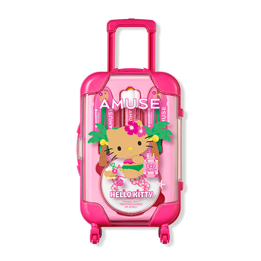 AMUSE Quick Makeup Mini Luggage Set [TANNING HELLO KITTY EDITION]