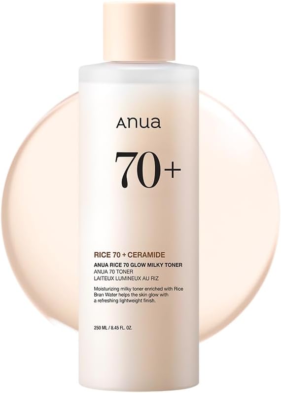 ANUA Rice 70 + Ceramide Glow Milky Toner 250ml/8.45fl.oz.