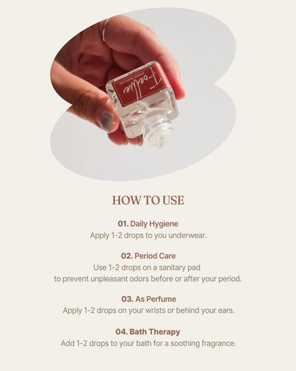 FOELLIE eau de Bijou Feminine Inner Beauty Perfume for Underwear 5ml 0.169 fl.oz