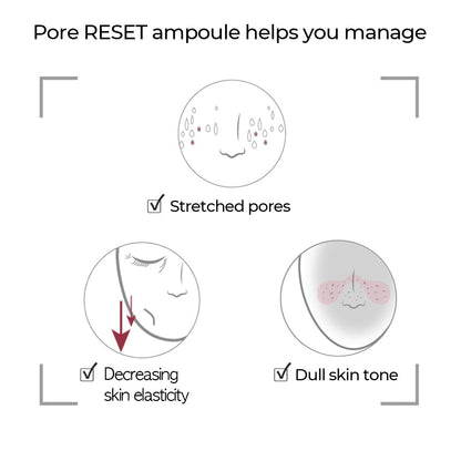 NUMBUZIN No.3 Pore Reset Ampoule Shot 25ml 0.25 fl oz