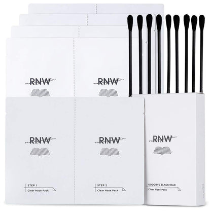 RNW Goodbye Blackhead 2 Step Clear Nose Pore Mask 5 Sheets