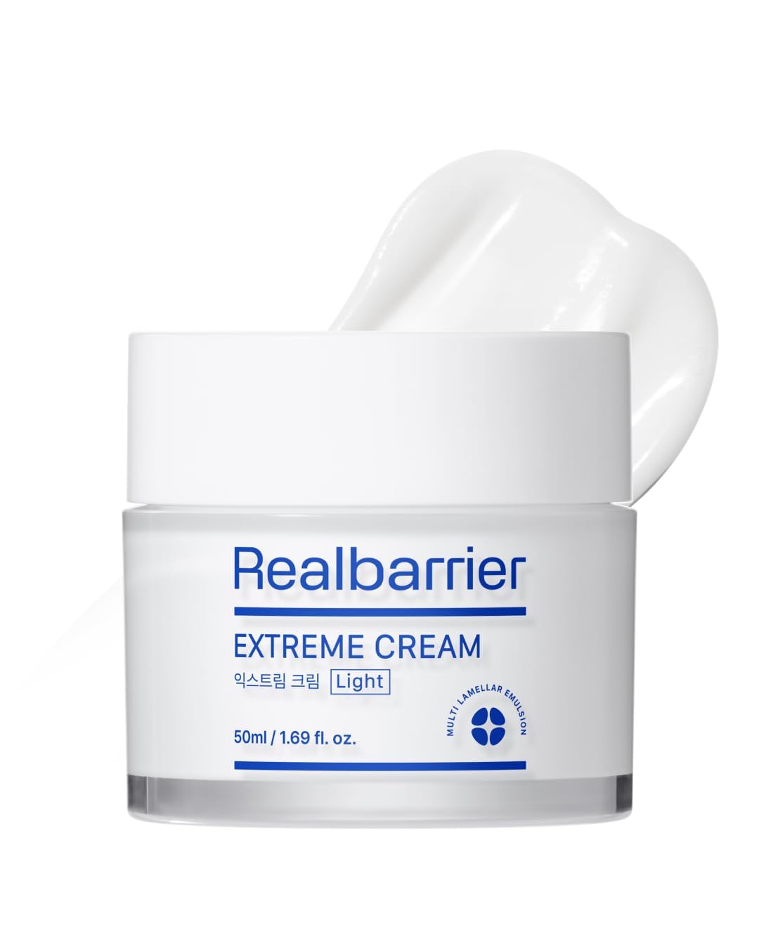 REAL BARRIER Extreme Cream Light Korean Moisturizer for Barrier Support 1.69 fl oz (50ml)