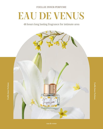 FOELLIE eau de Venus- Feminine Inner Beauty Perfume for Underwear 5ml 0.169 fl.oz