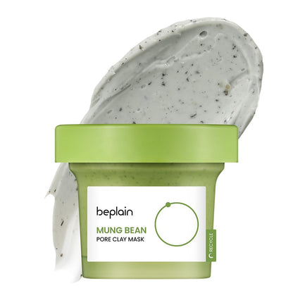 BEPLAIN Mung Bean Pore Clay Mask 4.05 fl oz /120ml  Wash Off Mask for Blackhead