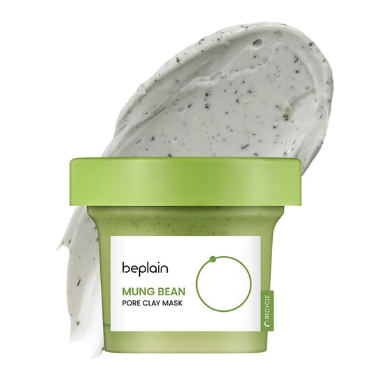 BEPLAIN Mung Bean Pore Clay Mask 4.05 fl oz /120ml  Wash Off Mask for Blackhead