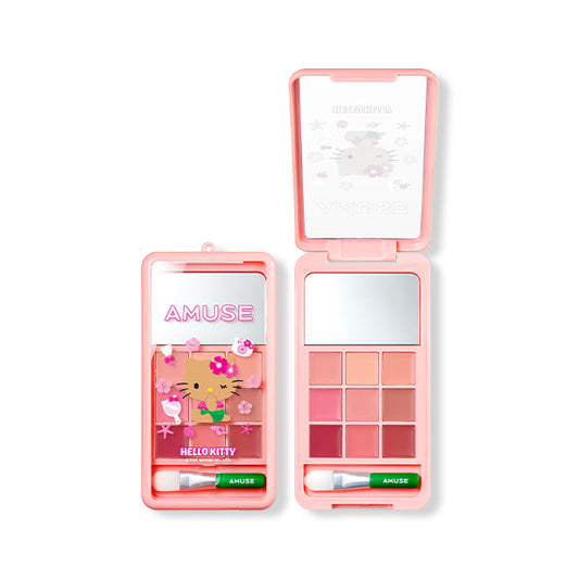 AMUSE Lip & Cheek Palette Phone [TANNING HELLO KITTY LIMITED EDITION]