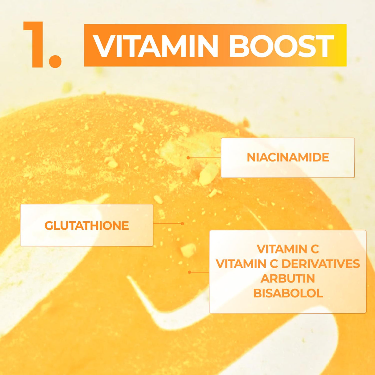NUMBUZIN No.5 Vitamin Spotlight Sheet Mask 4 Sheets