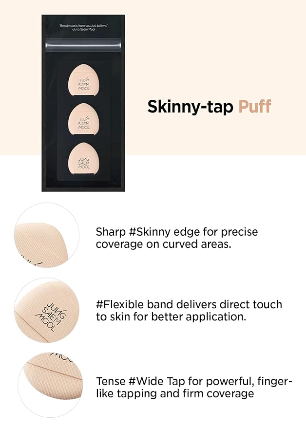 JUNG SAEM MOOL Skinny Tab Puff 3pcs