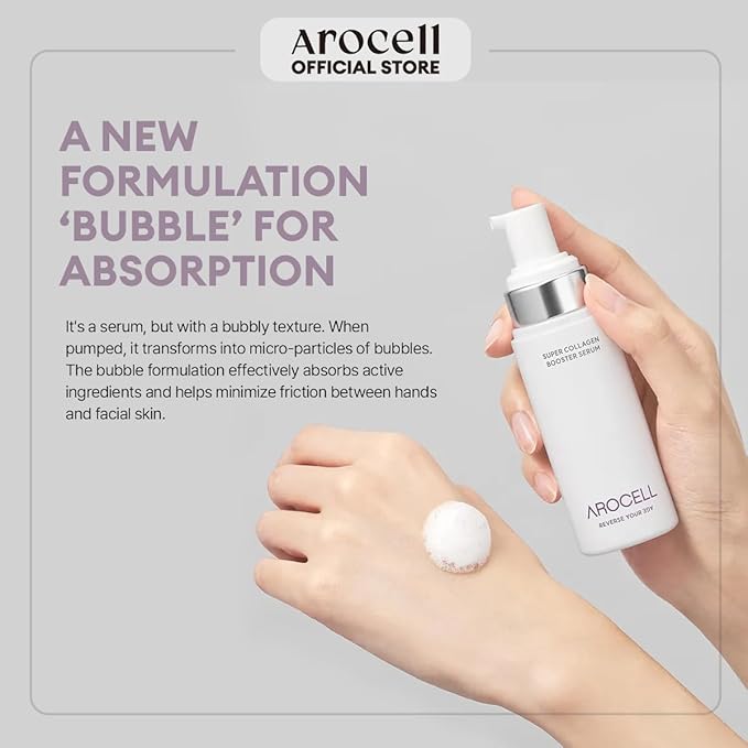 AROCELL Super Collagen Booster Bubble Serum - 70ml/2.37 Fl Oz