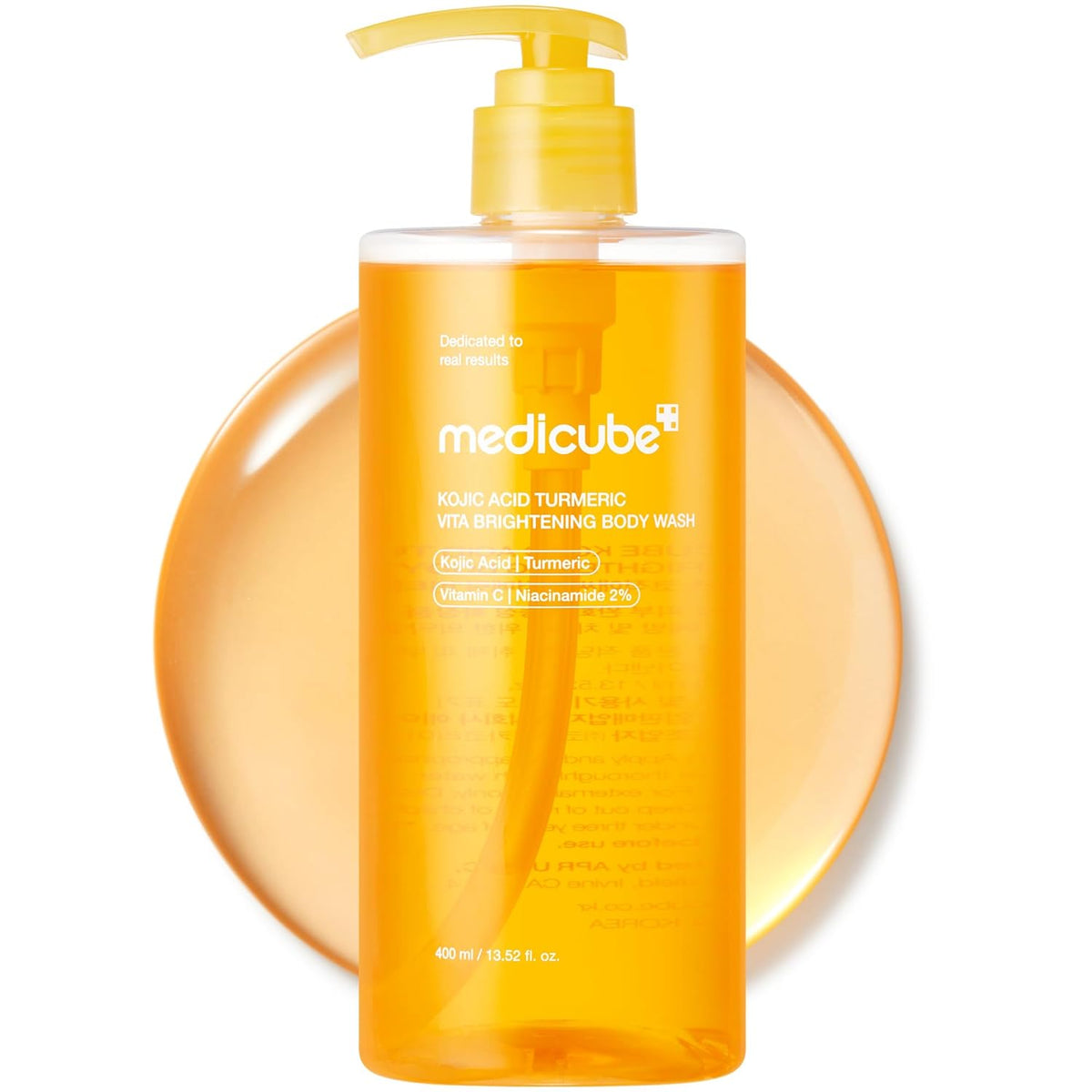 MEDICUBE Kojic Acid Turmeric Brightening Body Wash 400ml 13.52 fl.oz