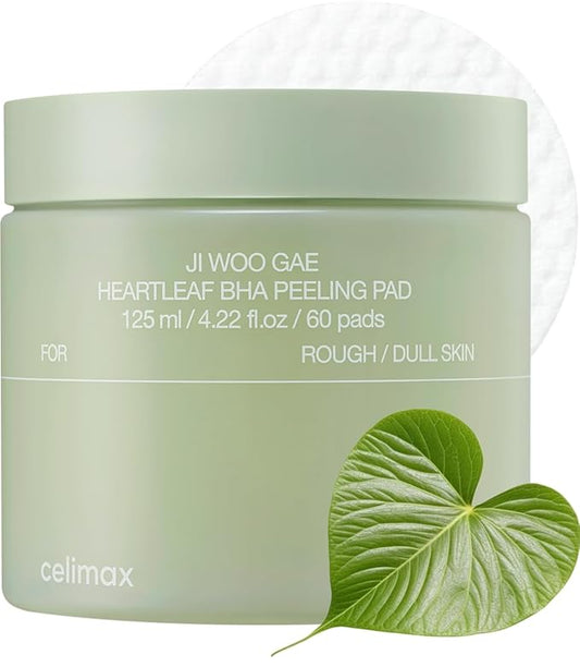 CELIMAX Ji.Woo.Gae Heartleaf BHA Peeling Pad 60 Pads