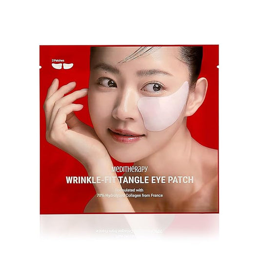 MEDITHERAPY Mega Under Eye Masks Wrinkle-Fit Tangle Eye Patch 4 Pairs