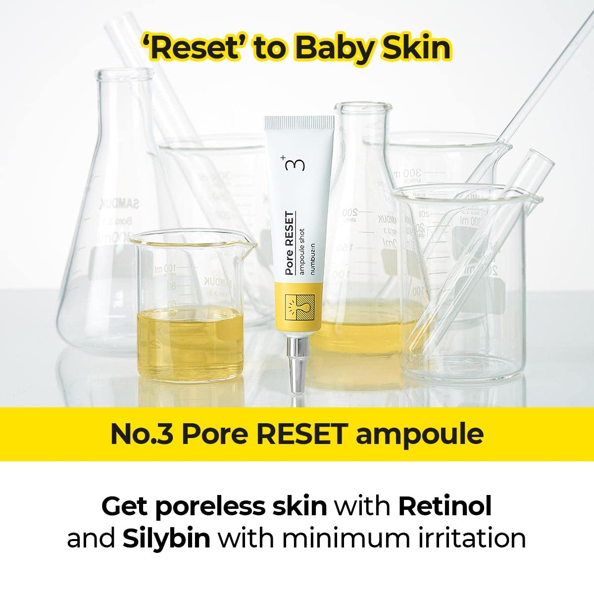 NUMBUZIN No.3 Pore Reset Ampoule Shot 25ml 0.25 fl oz