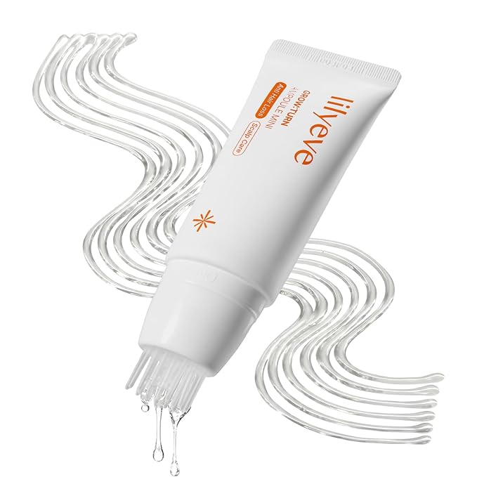 LILYEVE GROWTURN Hair Growth Serum with Built-in Brush