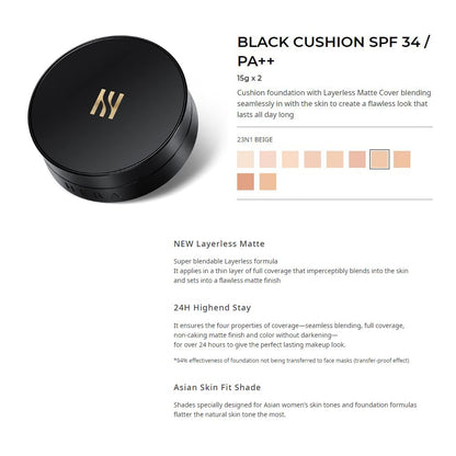 HERA Black Cushion Foundation 15gX2 (Cushion+Refill)