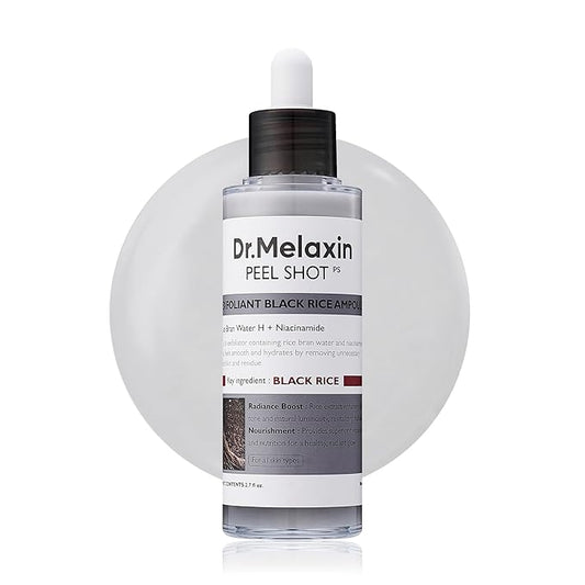 DR MELAXIN Peel Shot Glow Black Rice Peeling Ampoule 80ml