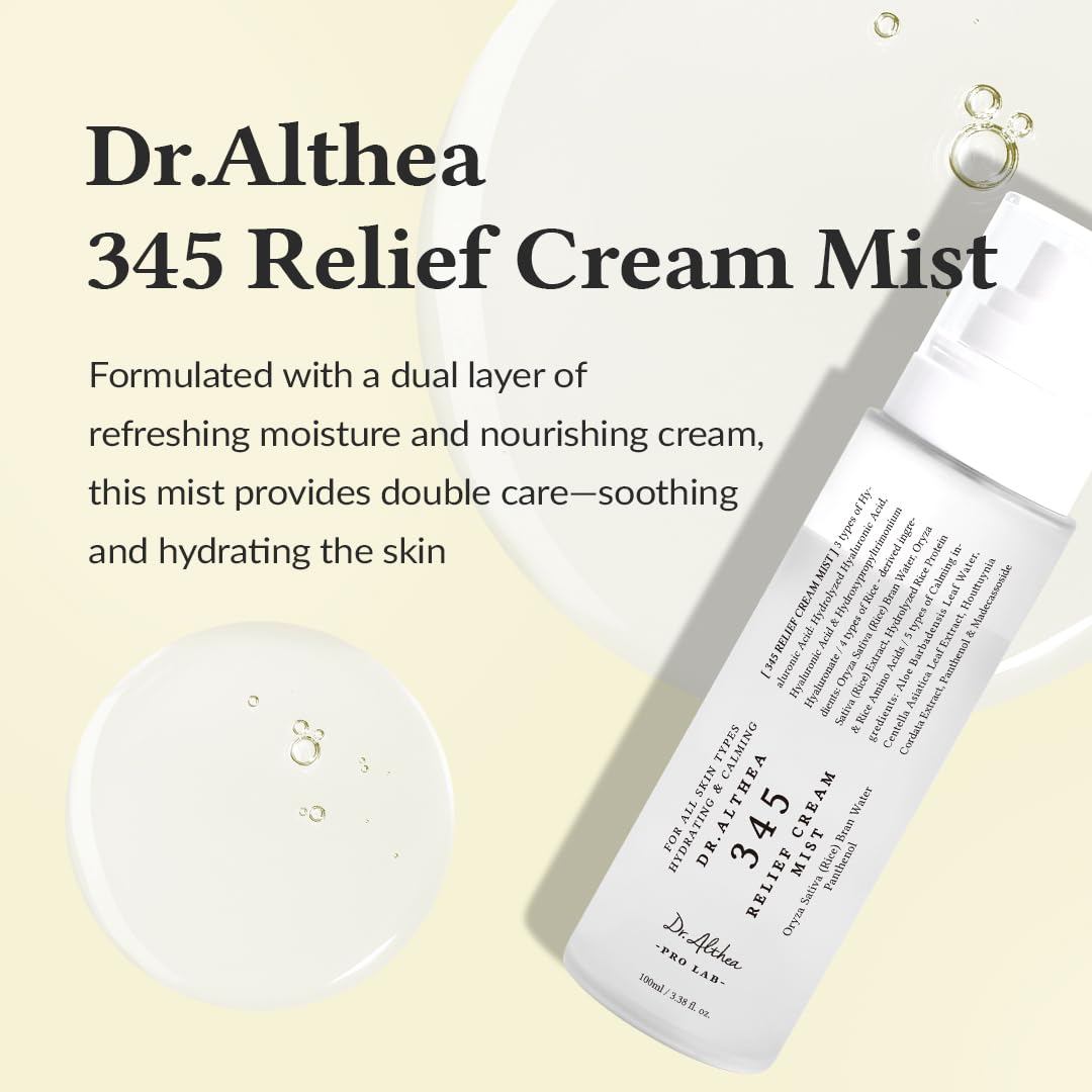 DR ALTHEA 345 Relief Cream Mist 100ml 3.38 Fl Oz