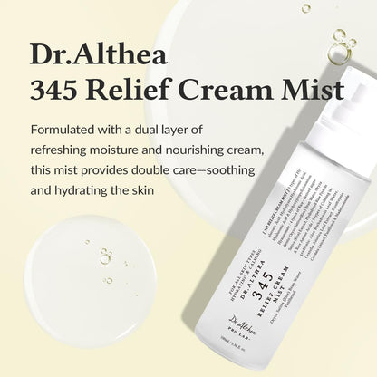 DR ALTHEA 345 Relief Cream Mist 100ml 3.38 Fl Oz