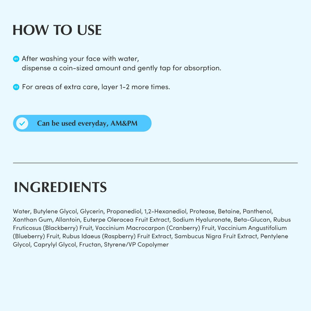 EQQUALBERRY Swimming Pool Toner - Korean Toner for Sensitive Skin 10.14 Fl Oz 300ml