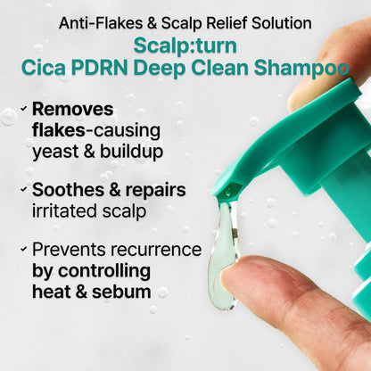 LILYEVE SCALP:TURN CICA PDRN Deep Clean Shampoo, 500ml