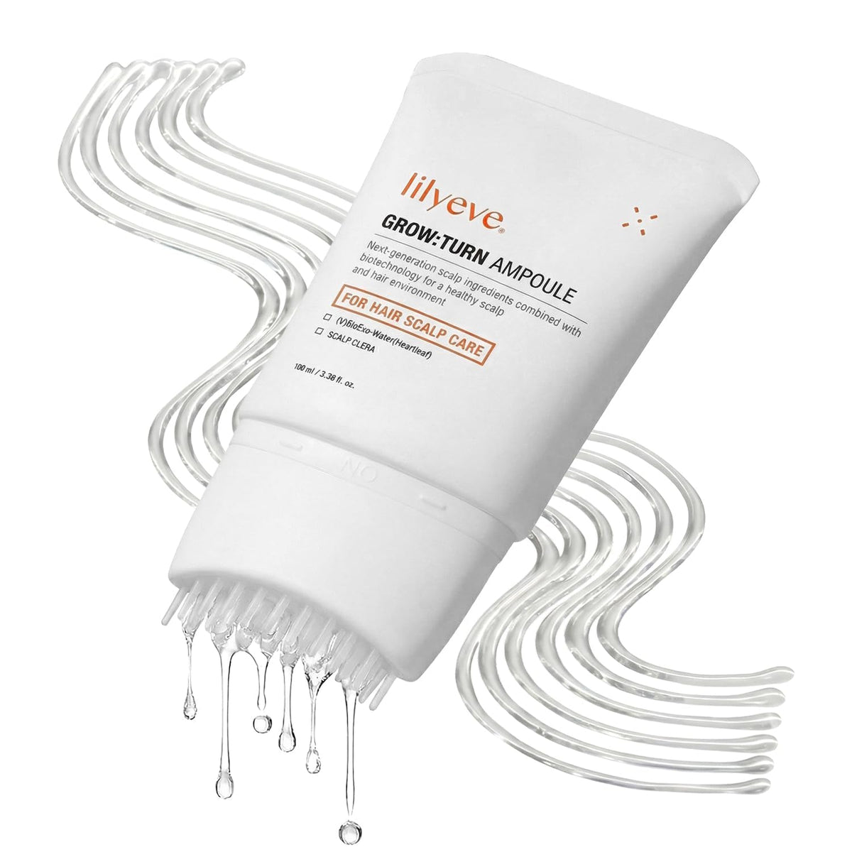 LILYEVE GROWTURN Hair Growth Serum with Built-in Brush