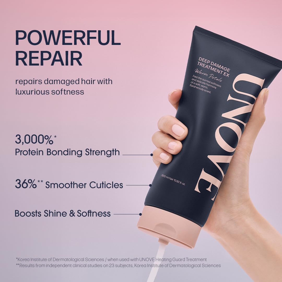 UNOVE Deep Damage Treatment Ex 320ml 10.8 fl oz  Korean #1 Haircare Brand